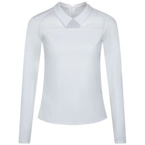 Foray Golf Mesh Inset Long Sleeve Polo